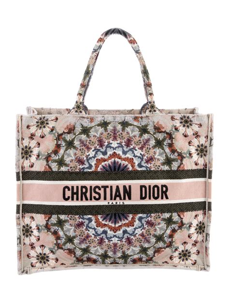 christian dior book tote kaleidiorscopic bag pink|hot pink christian dior bag.